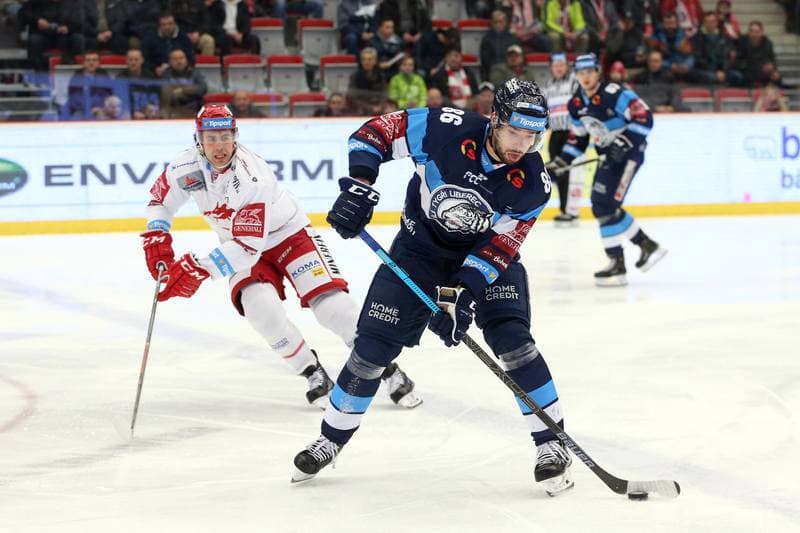 Ice Hockey. Tipsport Extraliga. Ocelari Trinec - Bily Tygri Liberec. 13.02.2019