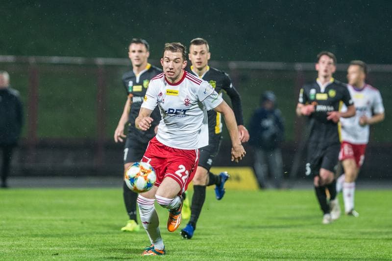 Football. Fortuna I Liga. GKS 1962 Jastrzebie - LKS Lodz. 04.05.2019