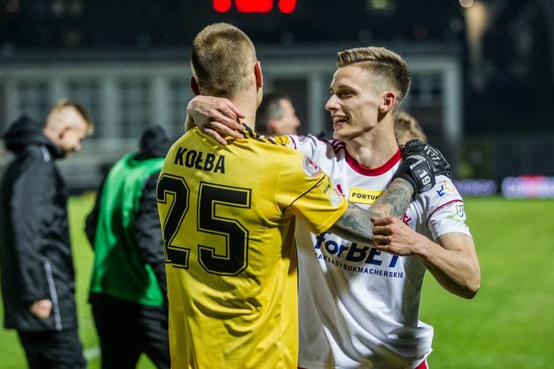 Football. Fortuna I Liga. GKS 1962 Jastrzebie - LKS Lodz. 04.05.2019