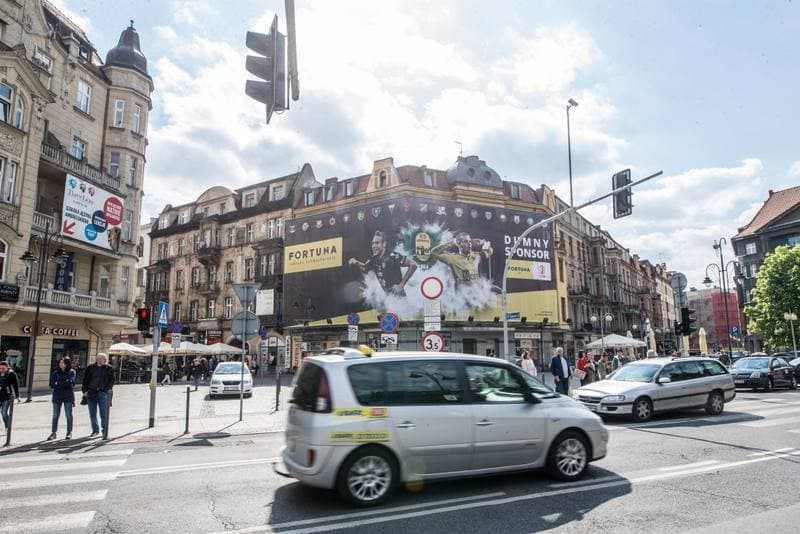 Football. Fortuna I Liga. Billboard. 08.05.2019