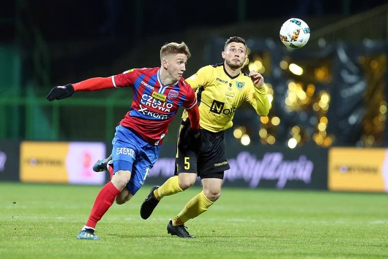 Football. Fortuna I Liga. GKS Katowice - Rakow Czestochowa. 09.03.2019