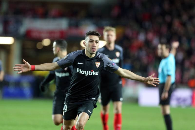 Football. UEFA Europa League. Slavia Prague - Sevilla FC. 14.03.2019