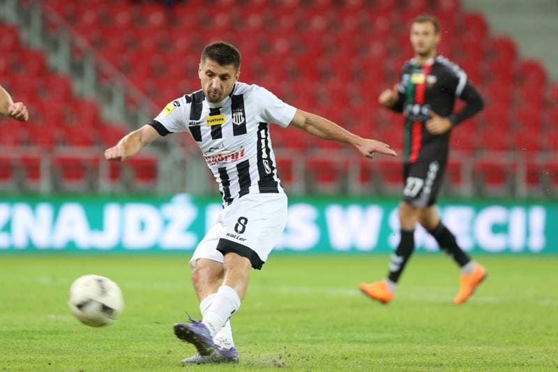 Football. Fortuna I Liga. GKS Tychy - Sandecja Nowy Sacz. 06.10.2018