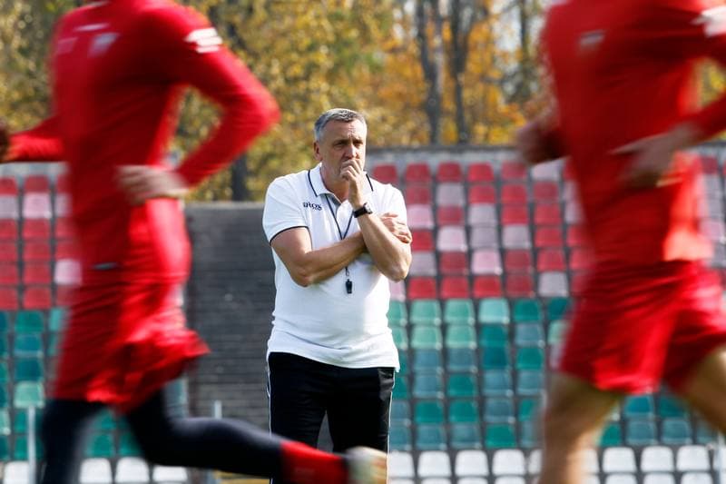 Football. Zaglebie Sosnowiec. Training. 16.10.2018