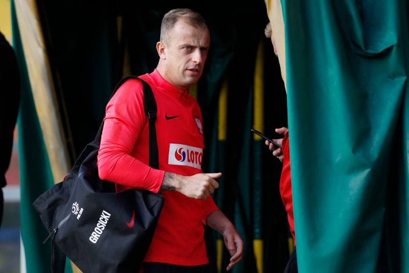 Football. Poland national team. Training. 08.10.2018