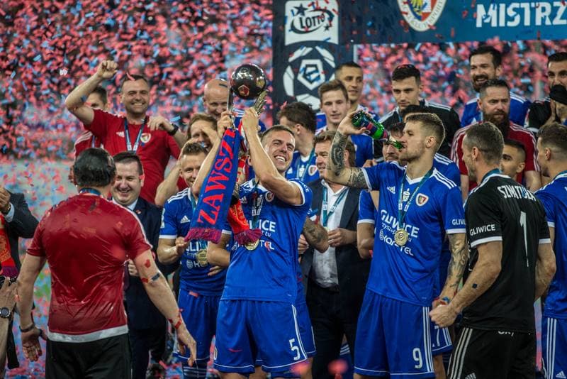Football. Lotto Ekstraklasa. Piast Gliwice - Lech Poznan. 19.05.2019