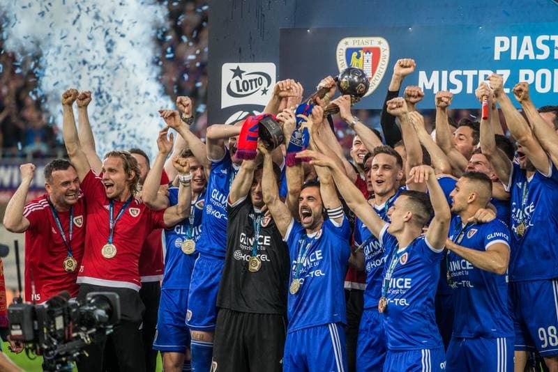 Football. Lotto Ekstraklasa. Piast Gliwice - Lech Poznan. 19.05.2019