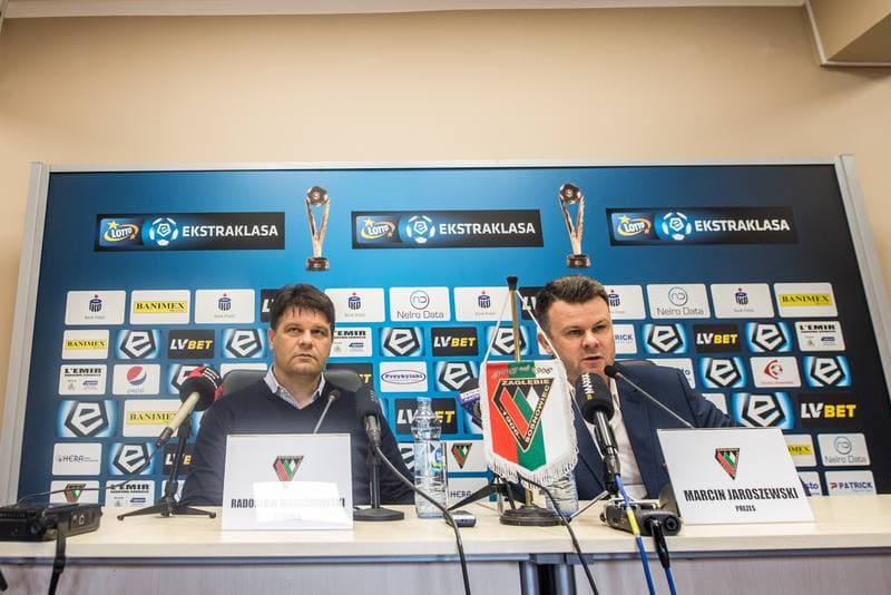 Football. Zaglebie Sosnowiec. Press Conference. 20.05.2019
