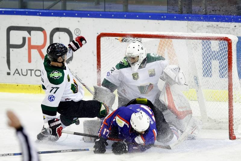 Ice Hockey. I Liga. Naprzod Janow - Koziolki Poznan. 14.10.2018