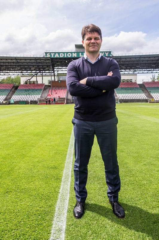 Football. Zaglebie Sosnowiec. Press Conference. 20.05.2019