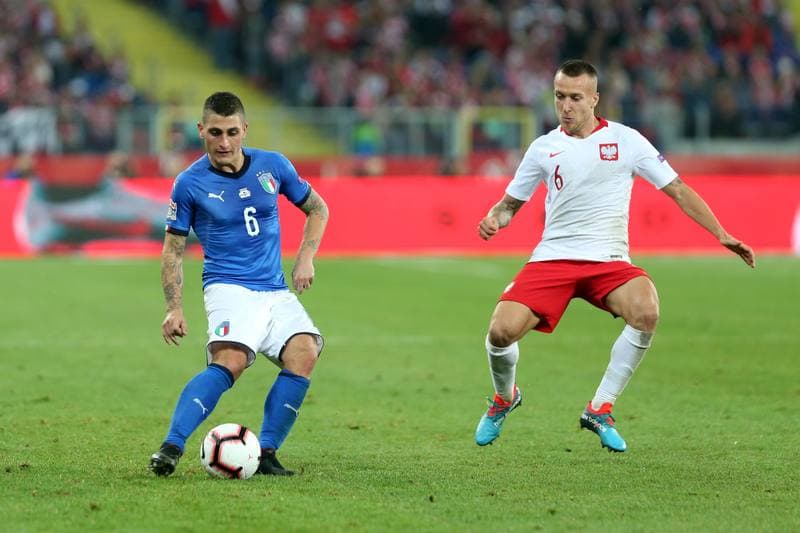 Football. UEFA Nations League. Poland - Italy. 14.10.2018