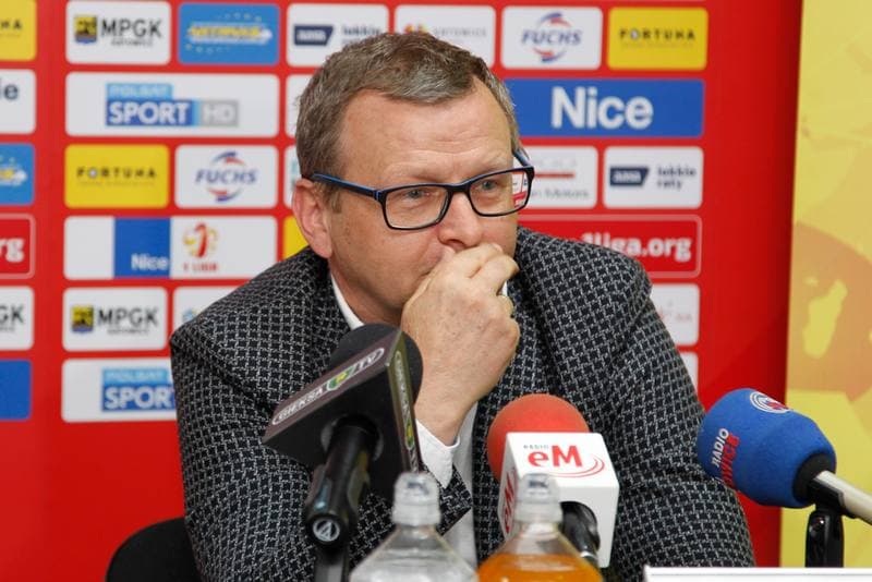 Football. GKS Katowice. Press Conference. 14.06.2017