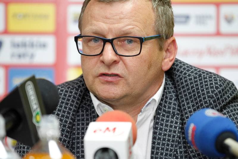 Football. GKS Katowice. Press Conference. 14.06.2017