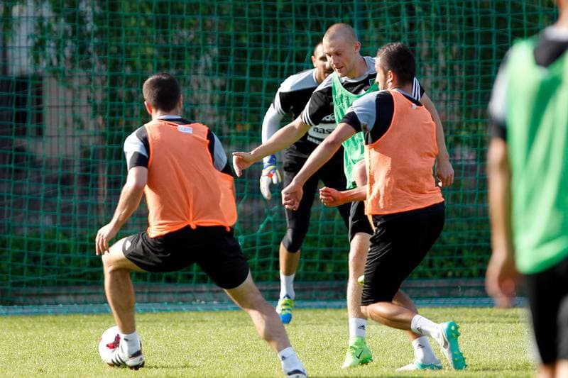Football. GKS Katowice. Training. 20.06.2017