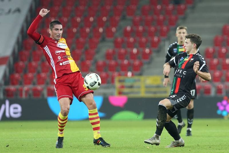 Football. Fortuna I Liga. GKS Tychy - Chojniczanka Chojnice. 02.11.2018