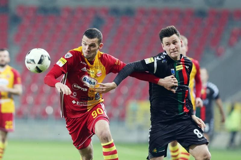 Football. Fortuna I Liga. GKS Tychy - Chojniczanka Chojnice. 02.11.2018