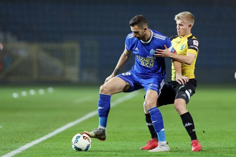Football. II Liga. Ruch Chorzow - Siarka Tarnobrzeg. 10.11.2018