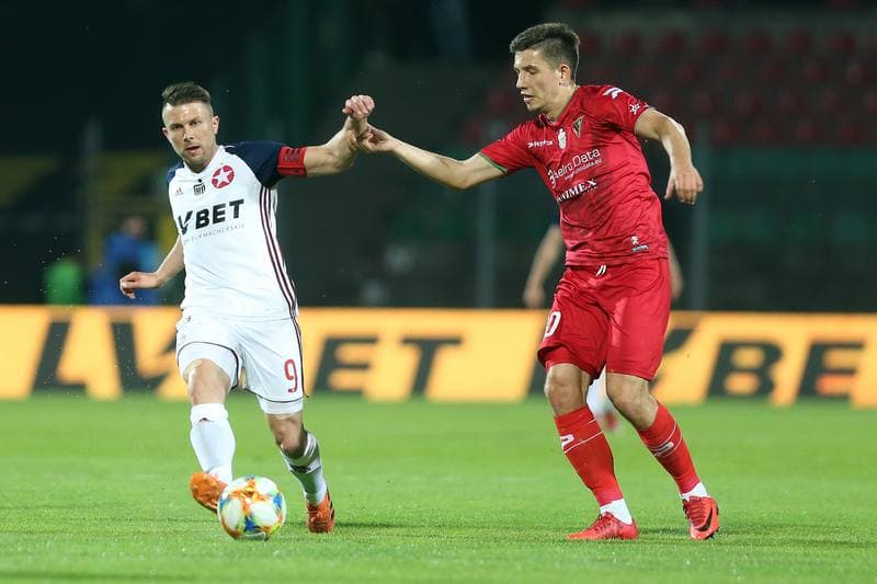 Football. Lotto Ekstraklasa. Zaglebie Sosnowiec - Wisla Krakow. 25.04.2019