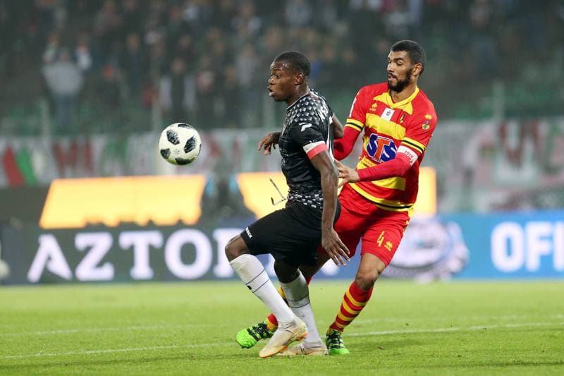 Football. Lotto Ekstraklasa. Zaglebie Sosnowiec - Jagiellonia Bialystok. 05.11.2018