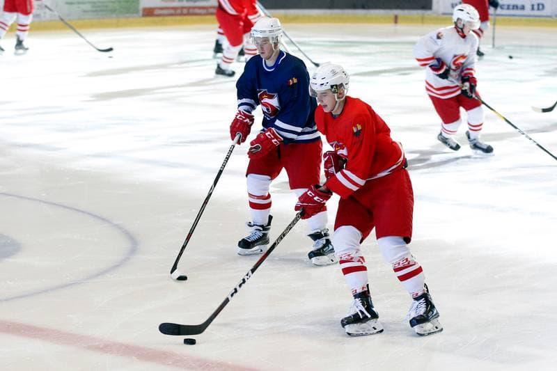 Ice Hockey. Poland U20. Training. 06.11.2018