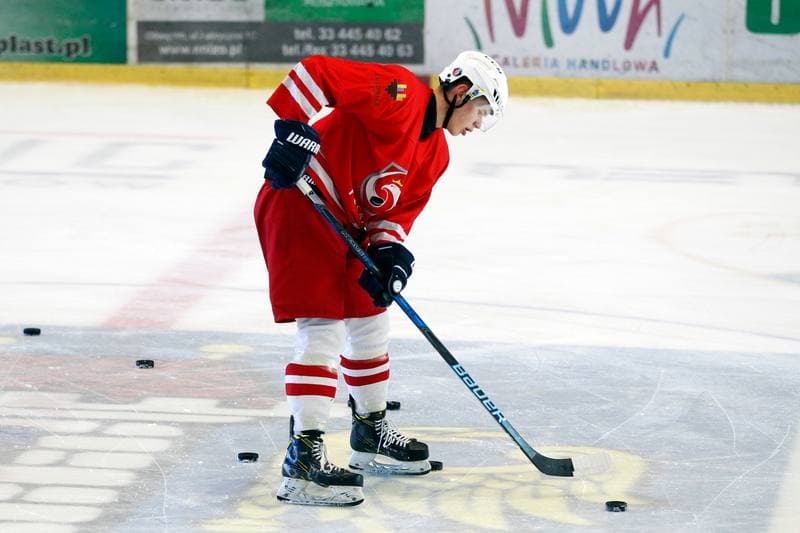 Ice Hockey. Poland U20. Training. 06.11.2018