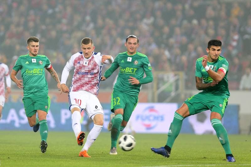 Football. Lotto Ekstraklasa. Gornik Zabrze - Slask Wroclaw. 09.11.2018