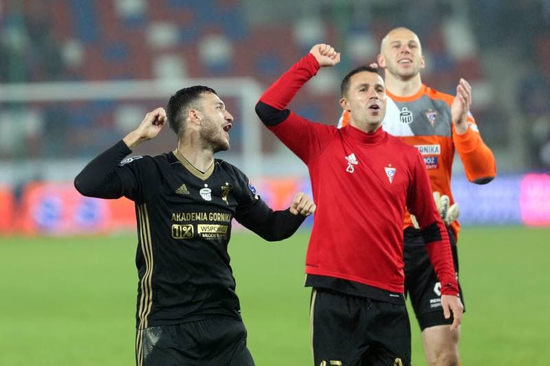 Football. Lotto Ekstraklasa. Gornik Zabrze - Zaglebie Sosnowiec. 29.04.2019