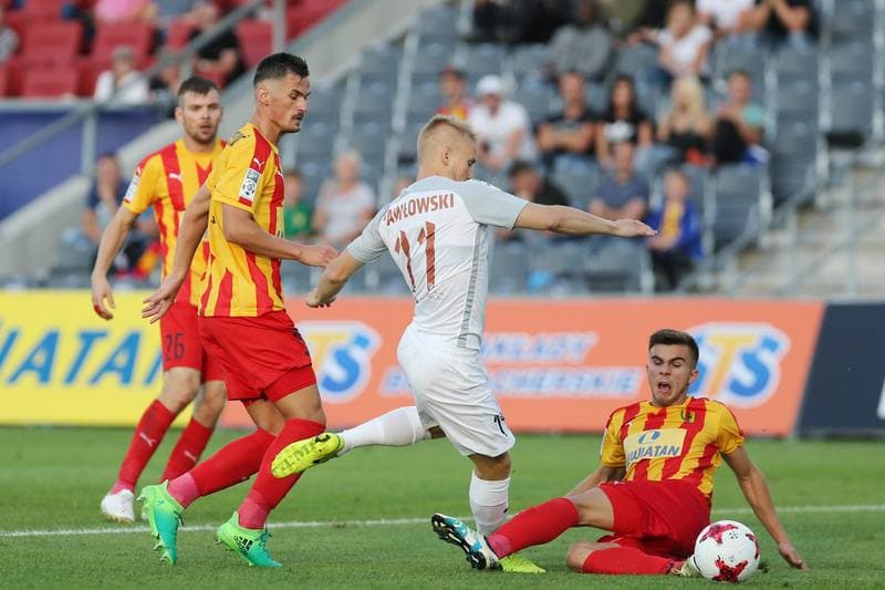 Football. Lotto Ekstraklasa. Korona Kielce - Zaglebie Lubin. 17.07.2017