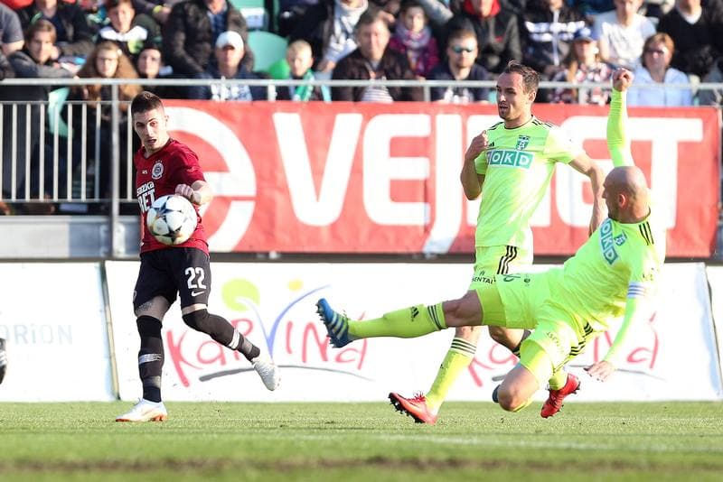 Football. Fortuna:Liga. MFK Karvina - Sparta Prague. 10.11.2018