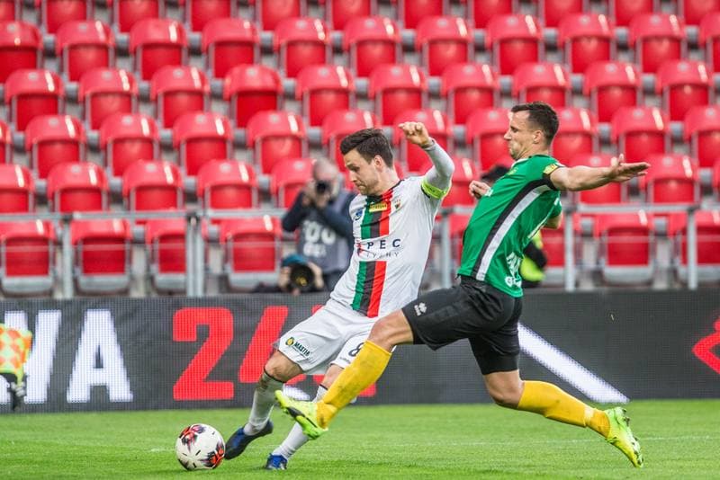 Football. Fortuna I Liga. GKS Tychy - GKS 1962 Jastrzebie. 01.05.2019