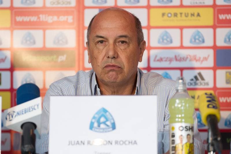 Football. Ruch Chorzow. Press Conference. 11.09.2017