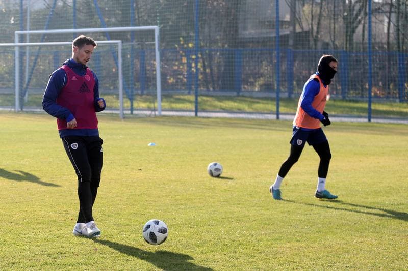 Football. Piast Gliwice. Training. 17.11.2018