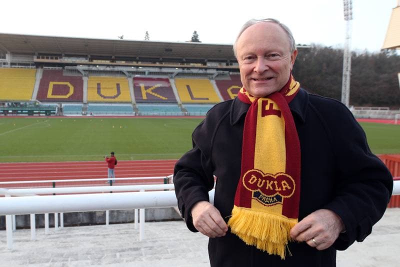 Football. Dukla Prague. Press Conference. 19.11.2018