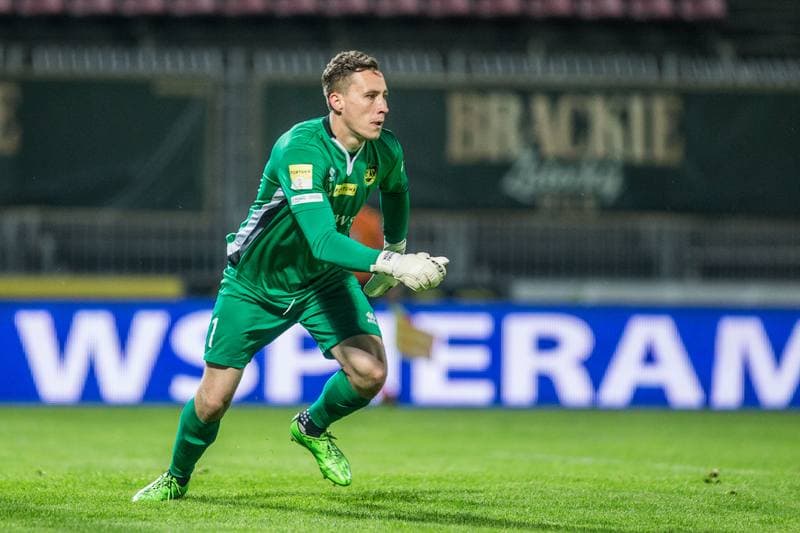 Football. Fortuna I Liga. GKS 1962 Jastrzebie - LKS Lodz. 04.05.2019