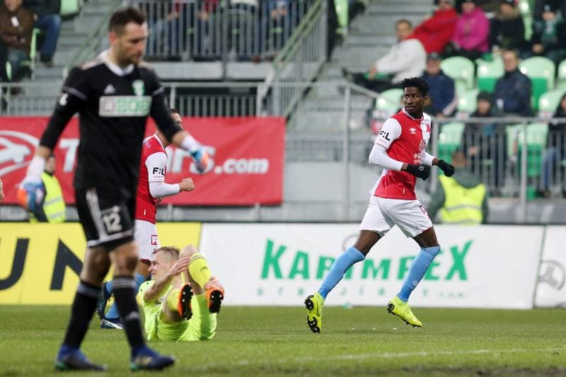Football. Fortuna:Liga. MFK Karvina - Slavia Prague. 24.11.2018