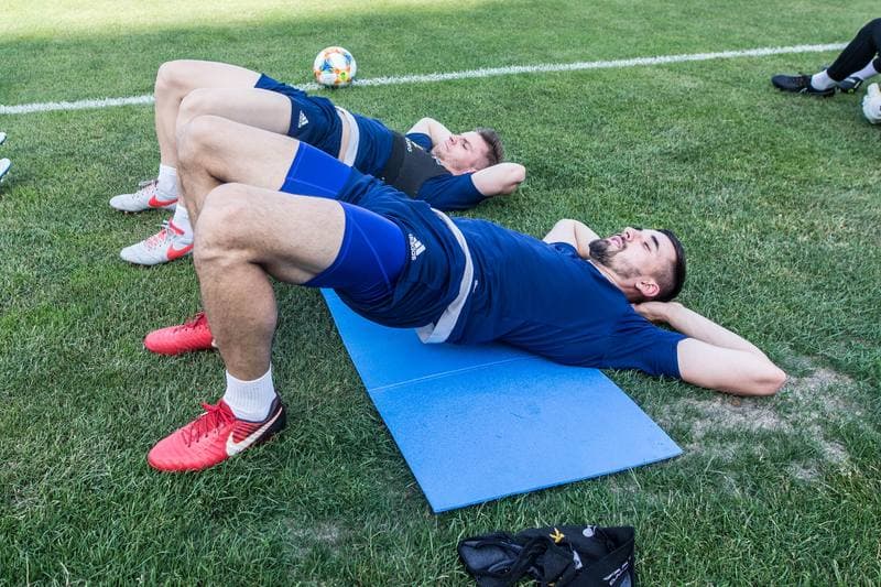 Football. Piast Gliwice. Training. 12.06.2019