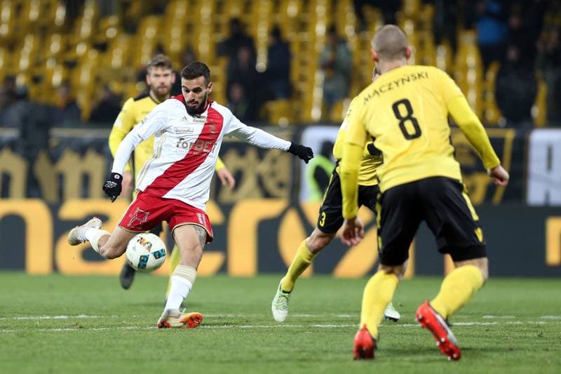 Football. Fortuna I Liga. GKS Katowice - LKS Lodz. 28.11.2018
