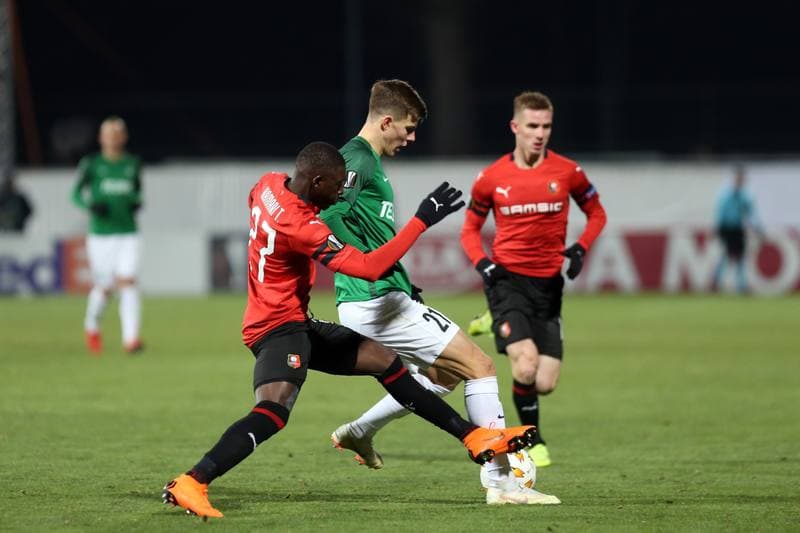 Football. UEFA Europa League. FK Jablonec - Stade Rennais FC. 29.11.2018