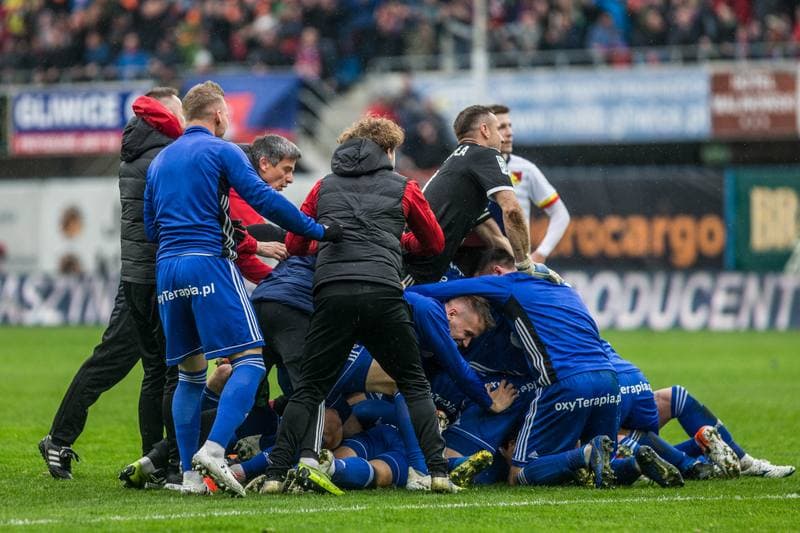 Football. Lotto Ekstraklasa. Piast Gliwice - Jagiellonia Bialystok. 12.05.2019
