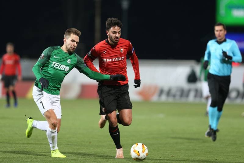 Football. UEFA Europa League. FK Jablonec - Stade Rennais FC. 29.11.2018