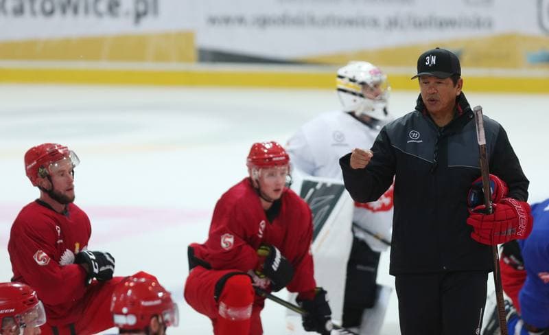 Ice Hockey. Poland national team. Training. 27.09.2017