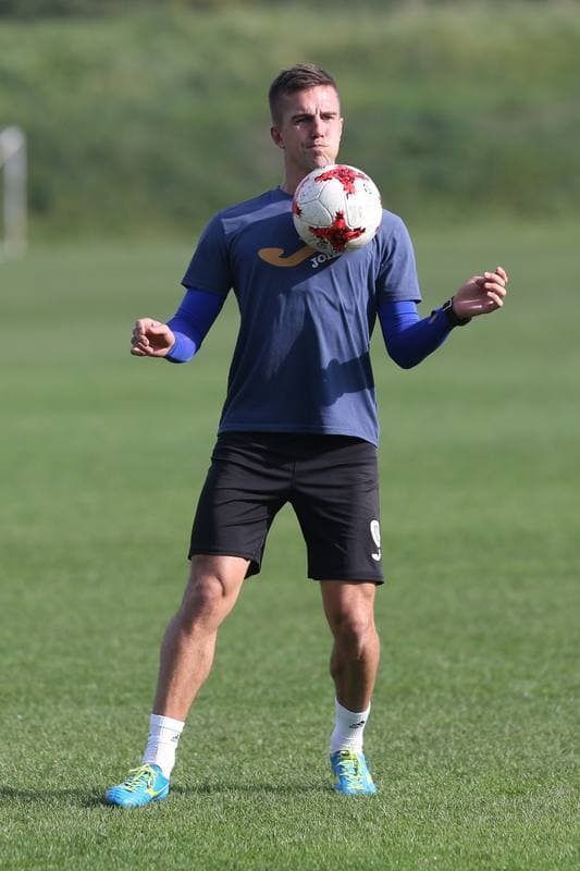 Football. Piast Gliwice. Training. 18.10.2017