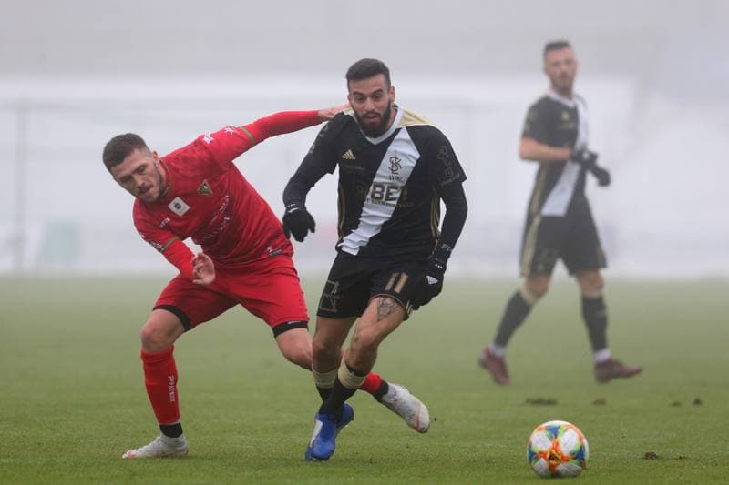 Football. Sparing. Zaglebie Sosnowiec - LKS Lodz. 03.02.2019