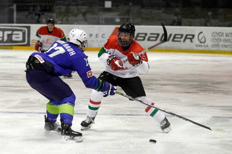 Ice Hockey. U20 World Championship Division 1B. Slovenia - Hungary. 12.12.2018