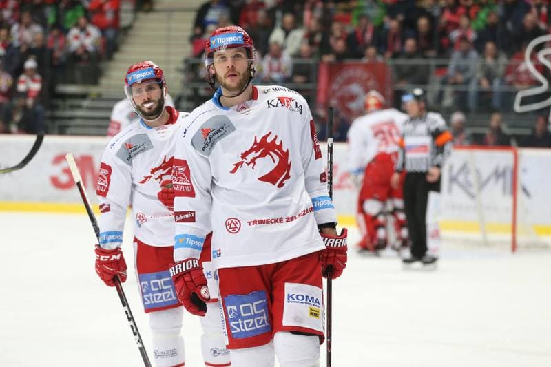 Ice Hockey. Tipsport Extraliga. Ocelari Trinec - Bily Tygri Liberec. 13.02.2019
