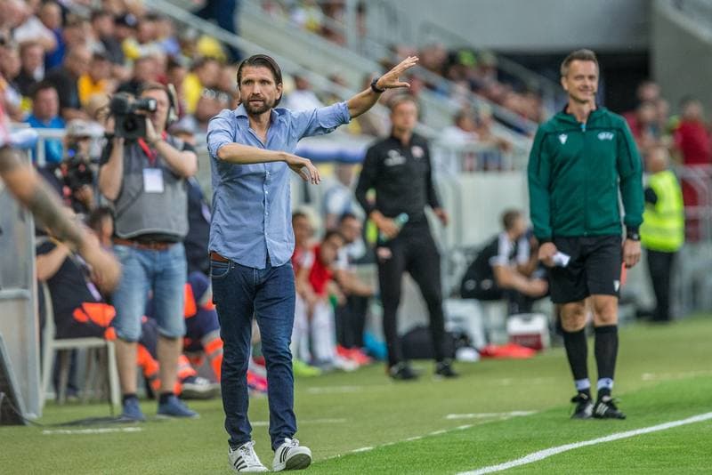 Football. UEFA Europa League. DAC 1904 Dunajska Streda - Cracovia Krakow. 11.07.2019