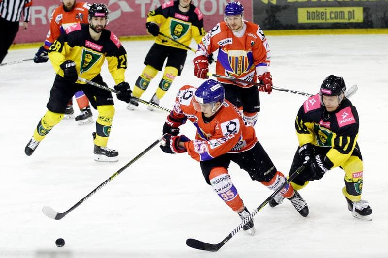Ice Hockey. Tauron Hokej Liga. Tauron KH GKS Katowice - Weglokoks Kraj Polonia Bytom. 08.01.2019
