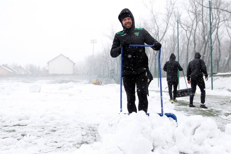 Football. GKS Katowice. Training. 14.01.2019