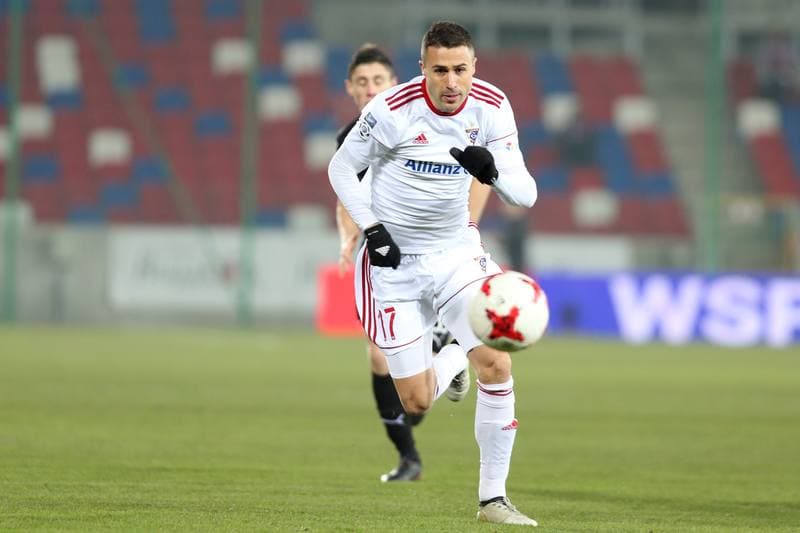 Football. Lotto Ekstraklasa. Gornik Zabrze - Cracovia Krakow. 18.12.2017
