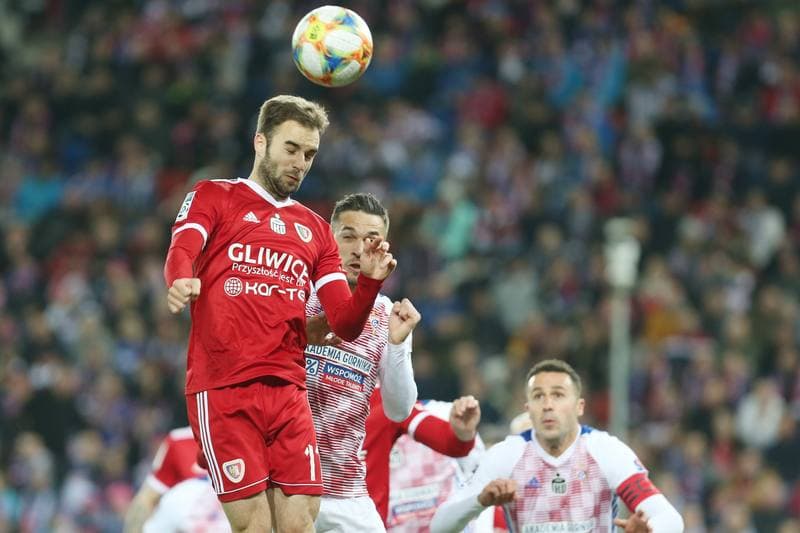 Football. Lotto Ekstraklasa. Gornik Zabrze - Piast Gliwice. 08.03.2019